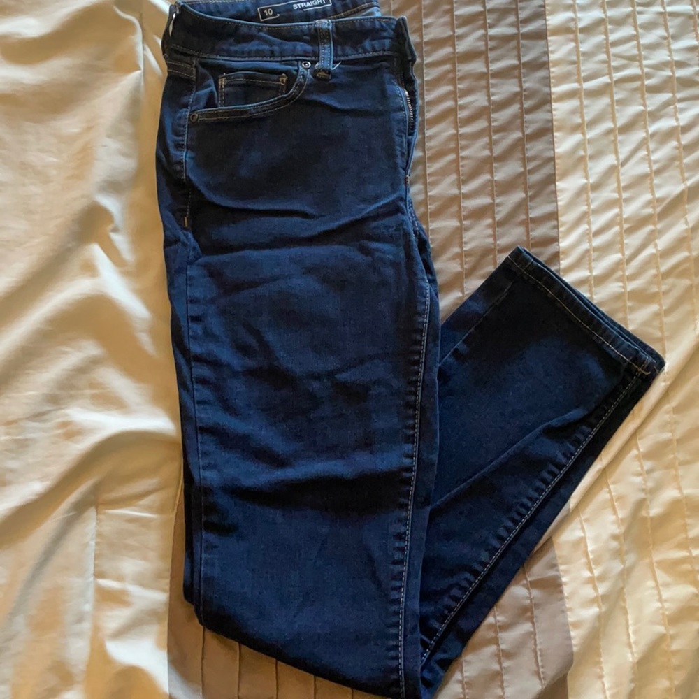 💙Sonoma Dark Blue Straight Leg Jeans